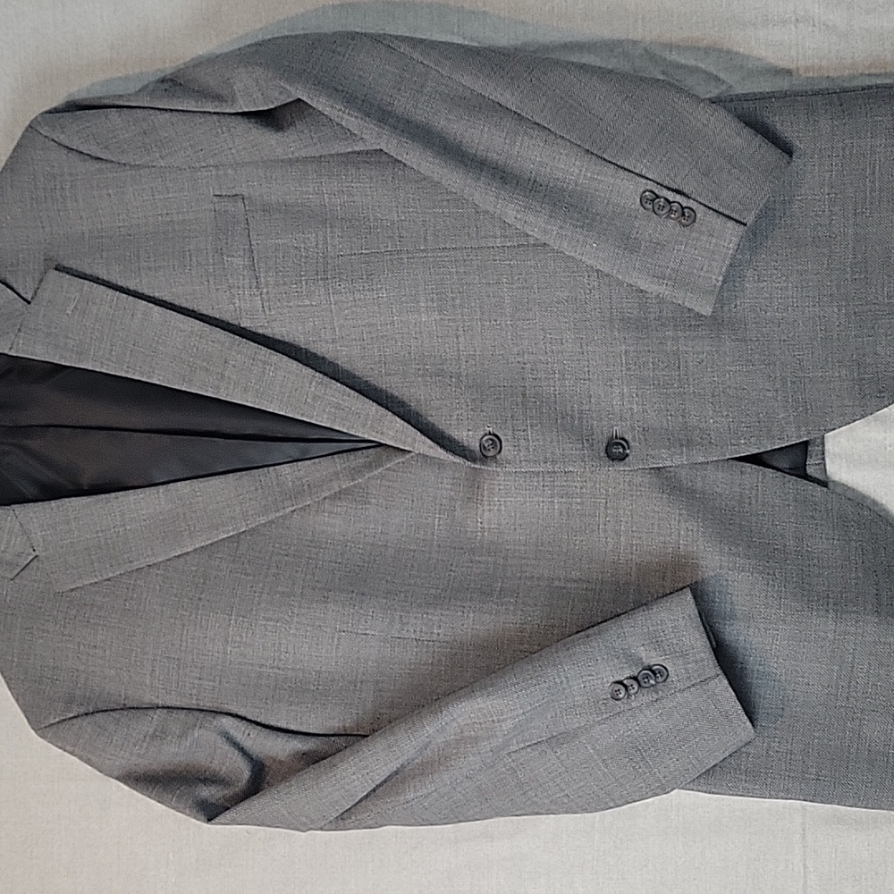 Kenneth Cole Awearness Modern fit Stretch Gray Suit Jacket 50R